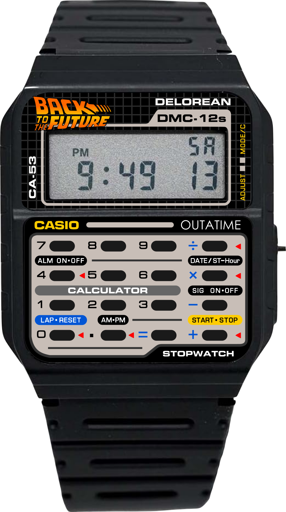 Custom Casio CA-53w - Back To The Future
