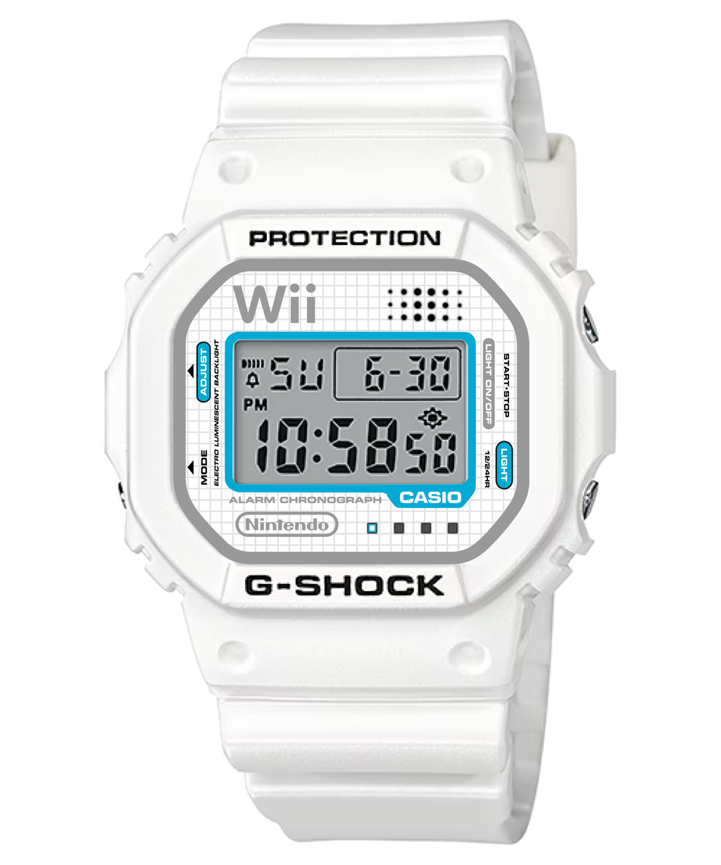 Custom Casio DW5600 - Custom watch face - Nintendo Wii Theme
