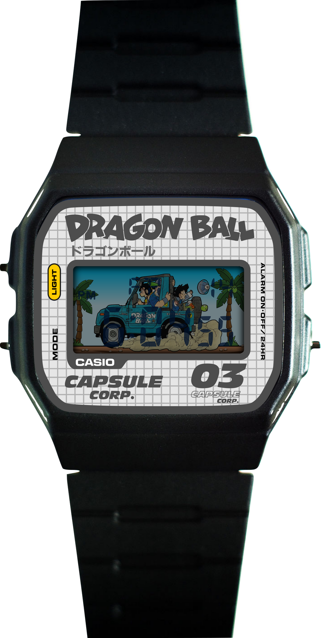 Custom Casio F91W - Custom watch face - Dragon Ball