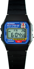 Custom Casio F91W - Custom watch face - Gundam Theme