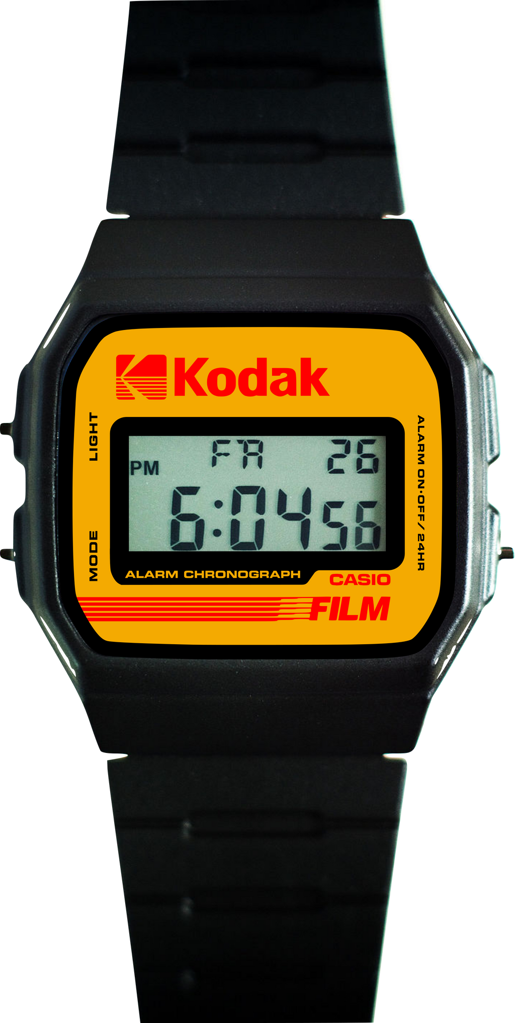 Custom Casio F91W - Custom watch face - Kodak Tribute
