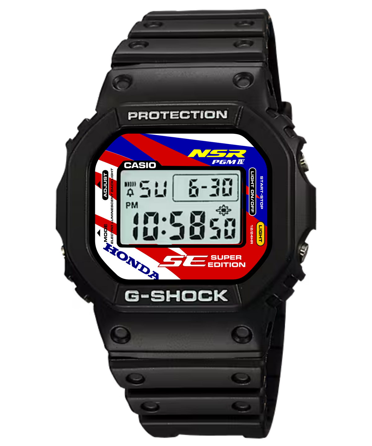 DW5600 VRT - NSR 250 R MC28 SE - Red Blue