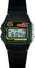 Custom Casio F91W - Custom watch face - M.A.S.K. Theme