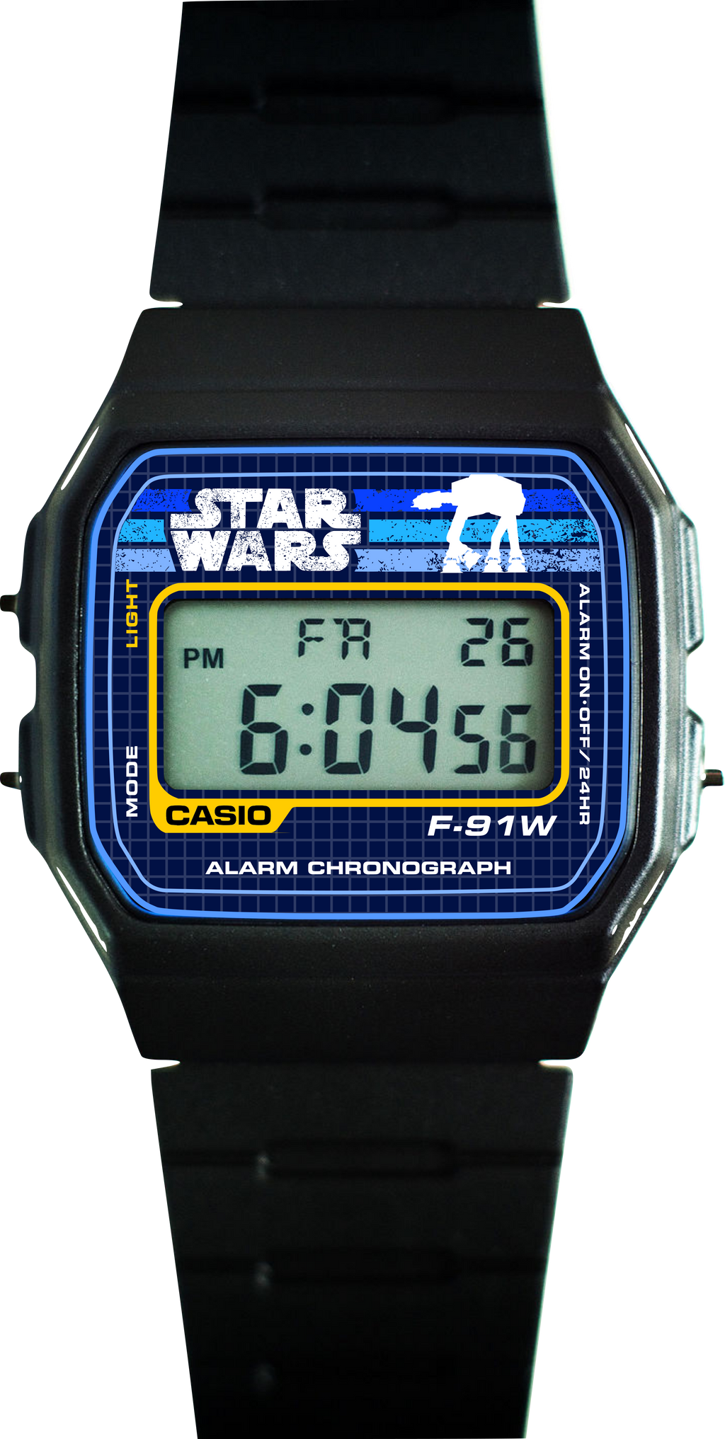 Custom Casio F91W - Custom watch face - Star Wars Theme