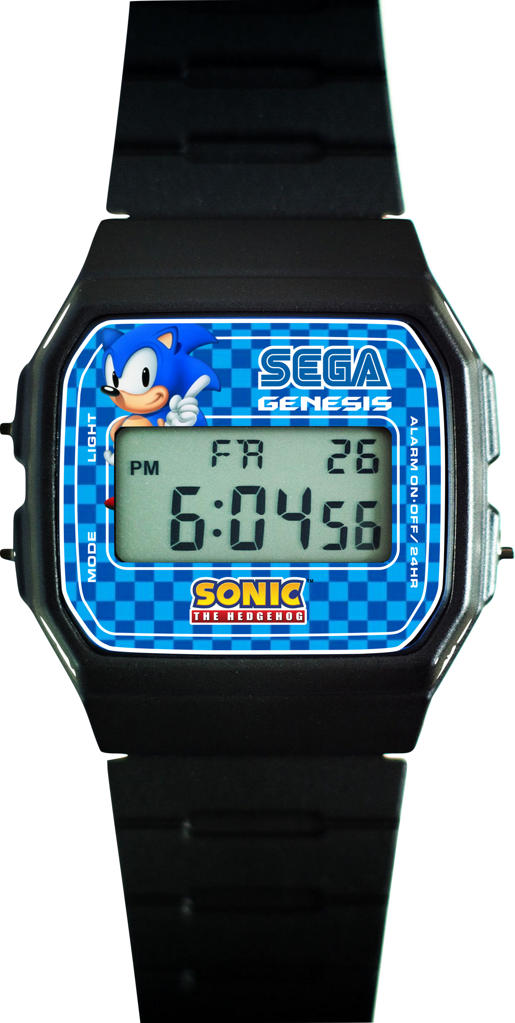 Custom Casio F91W - Custom watch face - SEGA / Sonic The Hedgehog Theme