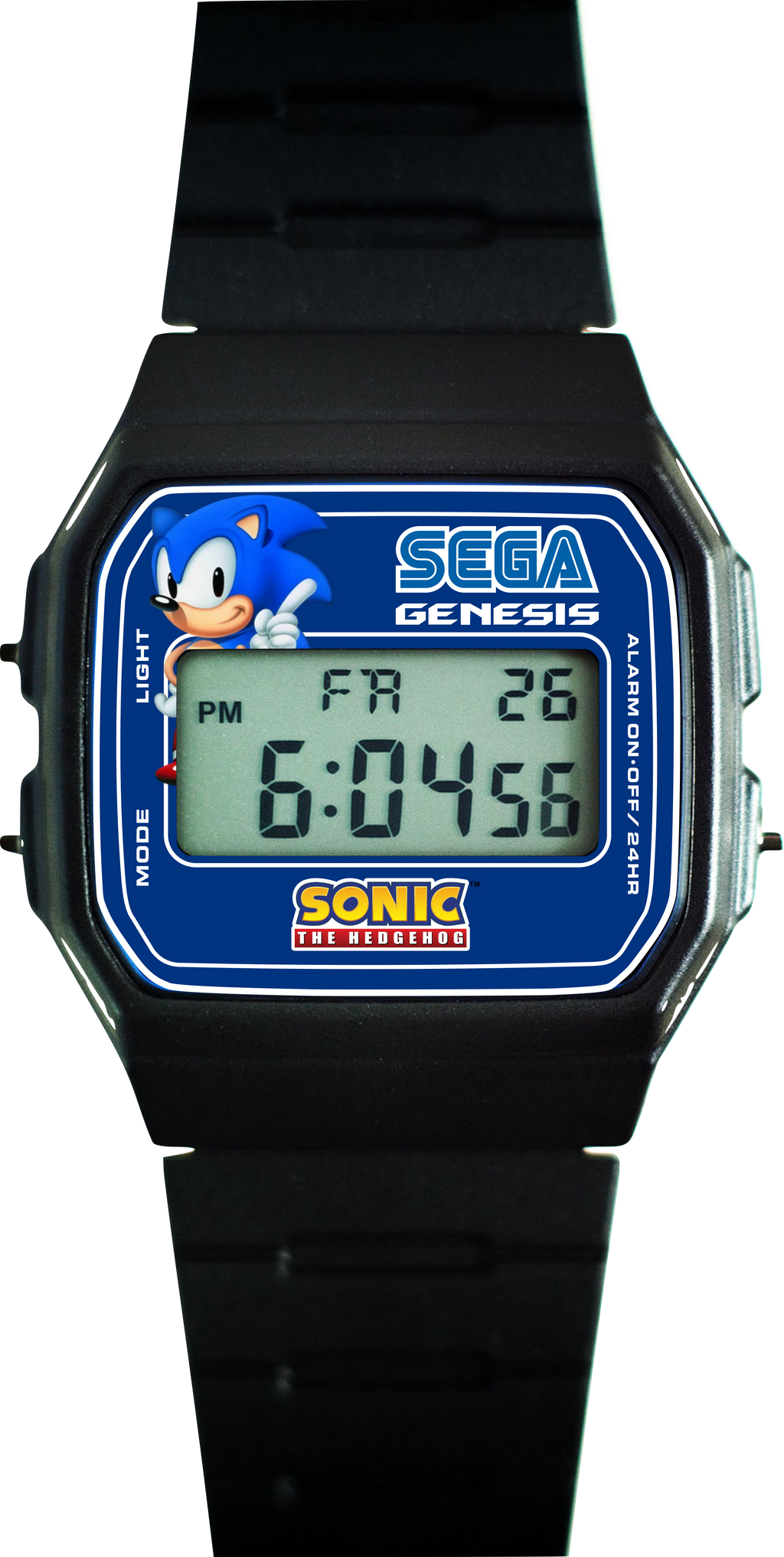 Custom Casio F91W - Custom watch face - SEGA / Sonic The Hedgehog Theme