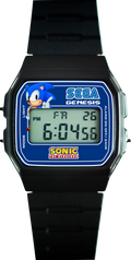 Custom Casio F91W - Custom watch face - SEGA / Sonic The Hedgehog Theme