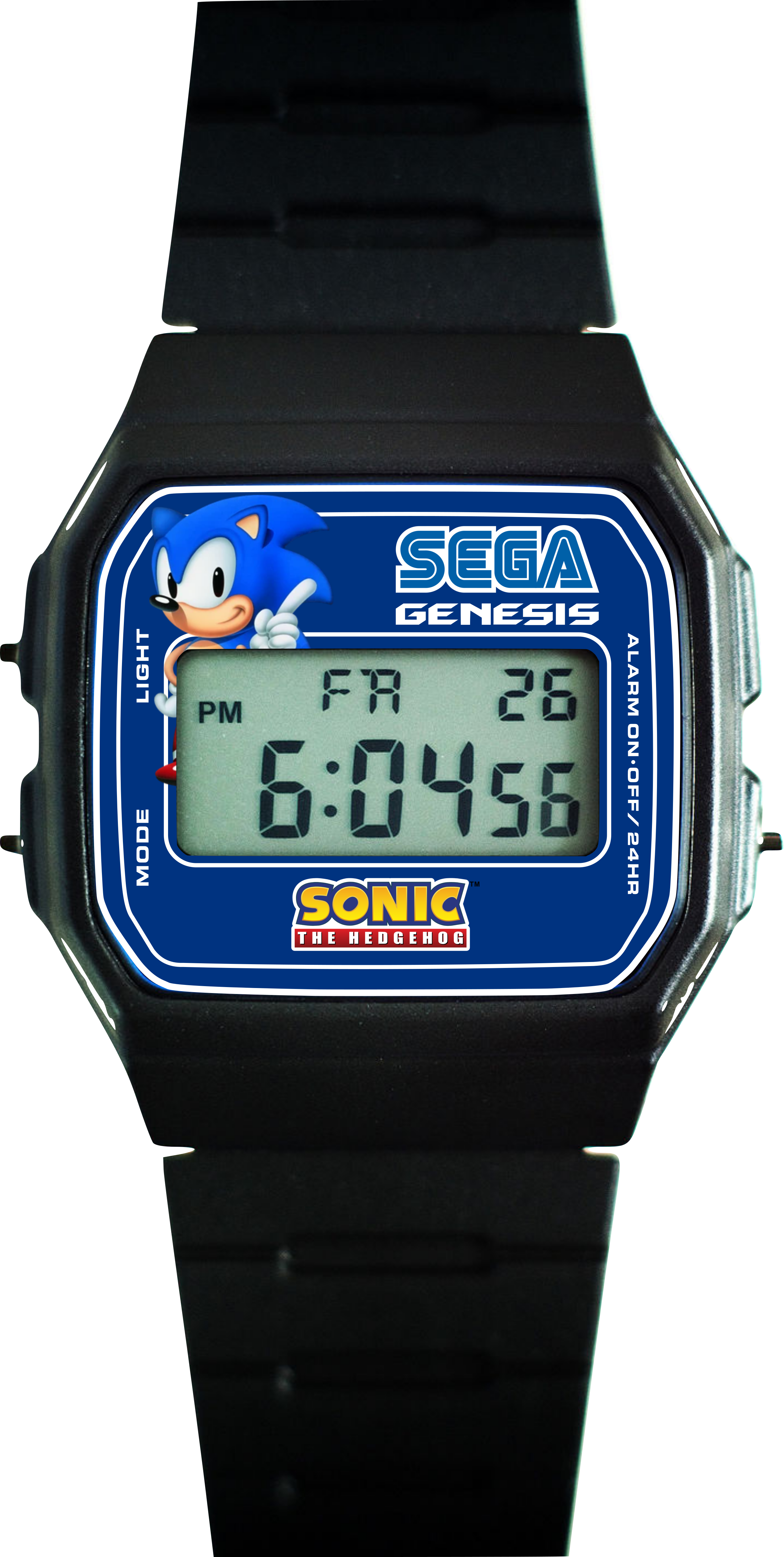 Custom Casio F91W - Custom watch face - SEGA / Sonic The Hedgehog Theme