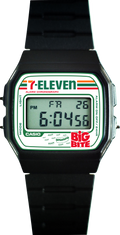 Custom Casio F91W - Custom watch face - 7 Eleven Theme