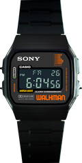 Custom Casio F91W - Custom watch face - Sony Walkman Tribute