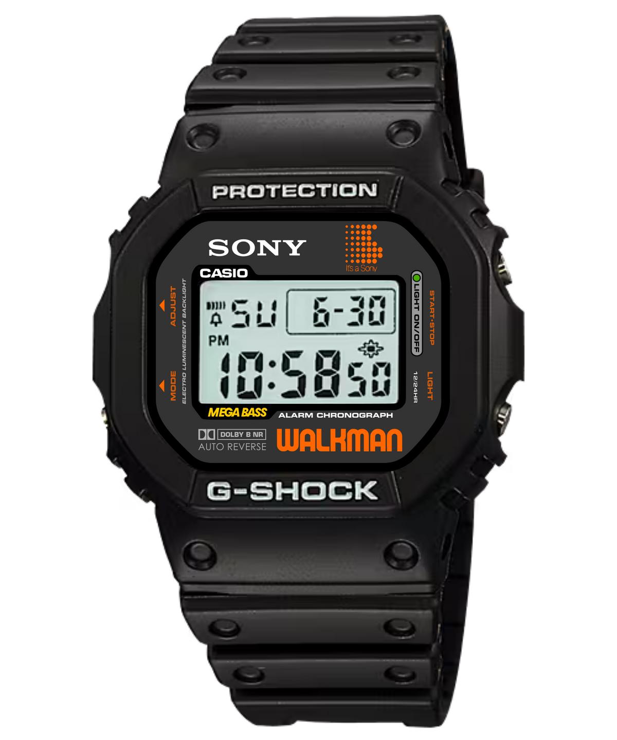 Custom Casio DW5600 - Custom watch face - Sony Walkman – Dopeamine ...