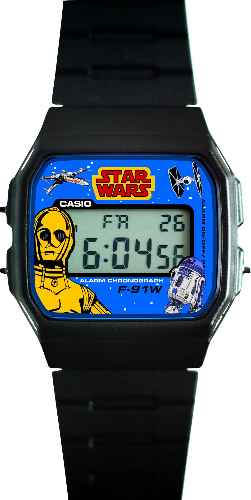 Custom Casio F91W - Custom watch face - Vintage Star Wars