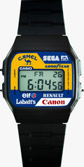 Custom Casio F91W - Custom watch face - William Renault F1 Theme Tribute
