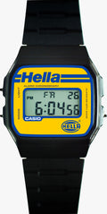 Custom Casio F91W - Custom watch face - Rally Edition Hella Tribute (Yellow)