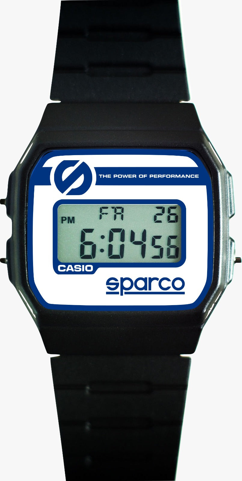 Custom Casio F91W - Custom watch face - Sparco Tribute