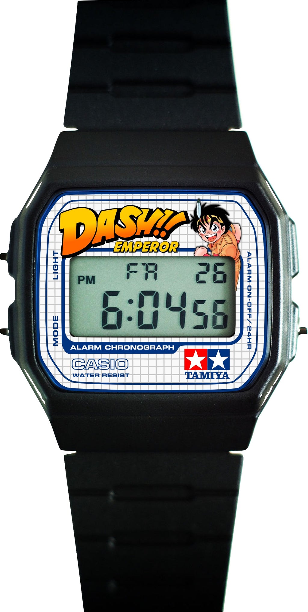 Custom Casio F91W - Custom watch face - Tamiya Mini 4wd