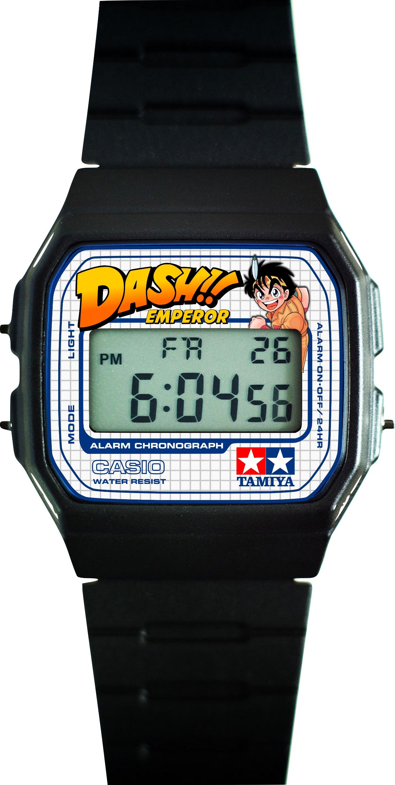 Custom Casio F91W - Custom watch face - Tamiya Mini 4wd