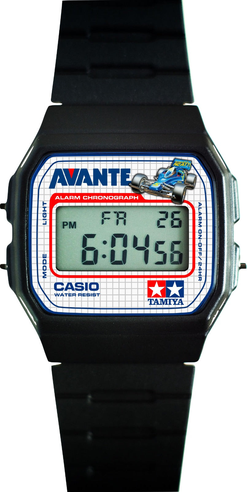 Custom Casio F91W - Custom watch face - Tamiya Mini 4wd