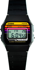 Custom Casio F91W - Custom watch face - Classic Casio Colorway