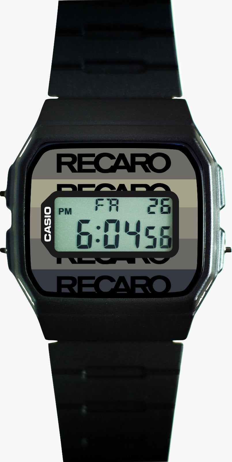 Custom Casio F91W - Custom watch face - Recaro Spectrum Tribute